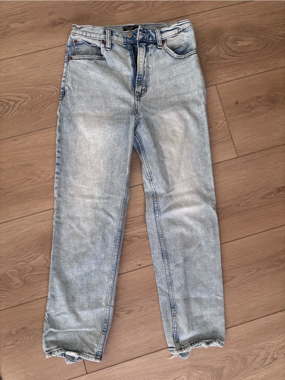 Abercrombie Ultra High Raise Straight Jeans